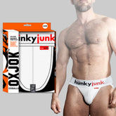 Oxballs Hunker Slider Strap Jock White Snow White Small Jockstraps